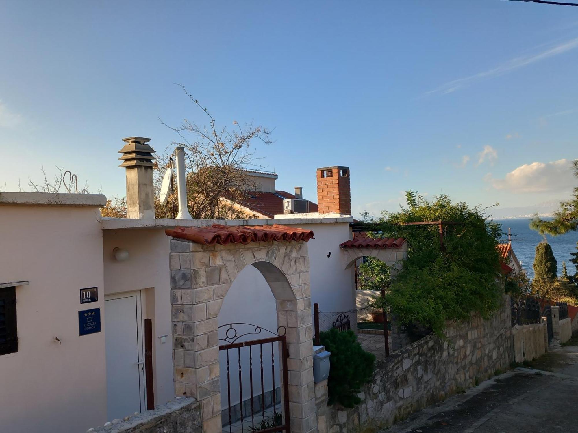Kuca Za Odmor Skalina - Sea View Villa Splitska Eksteriør bilde